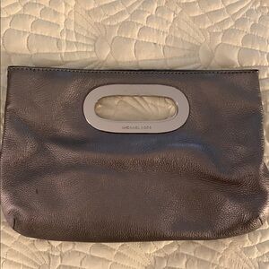 Michael Kors bronze Clutch Wristlet Elegant Design